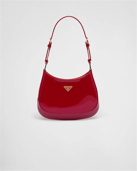 prada cleo red patent leather